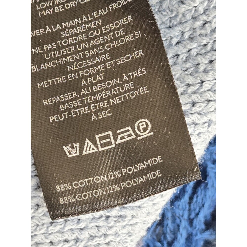 Urban Outfitters BDG Sweater Womens XS‎ Marlon Blue Fringe Western Boho Indie - Picture 8 of 9